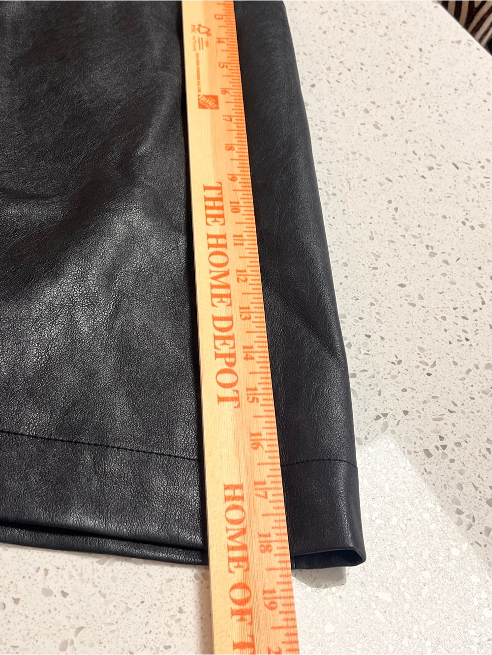 J. Crew Black Leather Mini Skirt - Picture 6 of 7